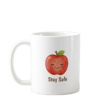 Séjour personnalisé Pomme chanceuse mignonne aquar