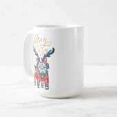Mug Séjournez confortable | French Bulldog Reindeer Ch (Devant gauche)