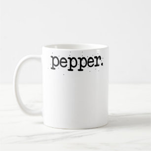 Mug Sel et poivre pour couples assortis Halloween Faci