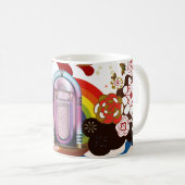 Mug Sélecteur de musique (Devant droit)