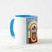 Mug Sélecteur de musique vintage (Devant gauche)
