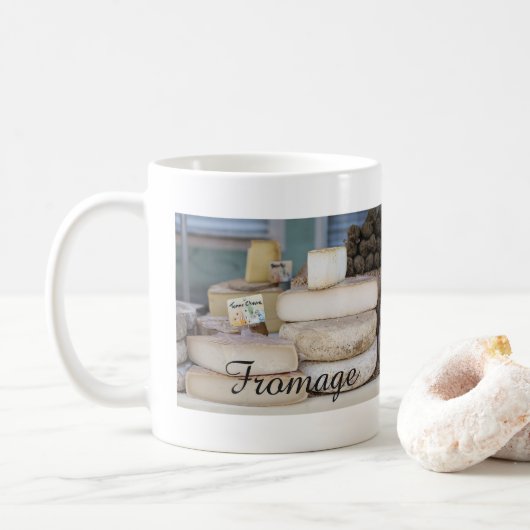 Mug Sélection de Fromage Rustique Français (Avec donut)