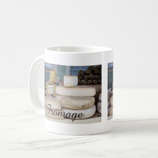 Mug Sélection de Fromage Rustique Français (Devant gauche)