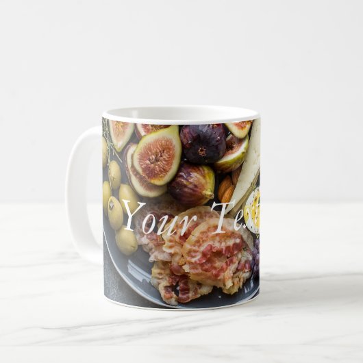 Mug Sélection de nourriture italienne (Devant gauche)