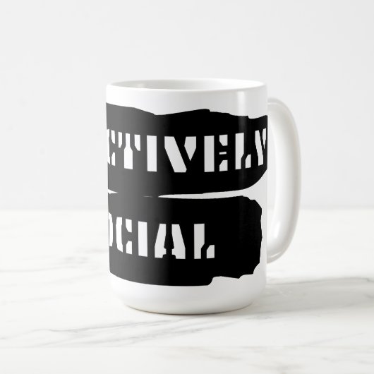 Mug Sélectivement social (Devant droit)