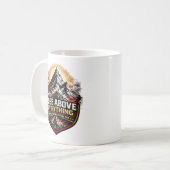 Mug S'élever au-dessus de tout Motivation (Devant gauche)
