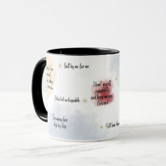 Mug Self Love Inspirational Quote Mug, Soft Feminine 