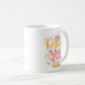 Mug Self Love Positivity Simple Colorful Vibrant Quoti (Devant droit)
