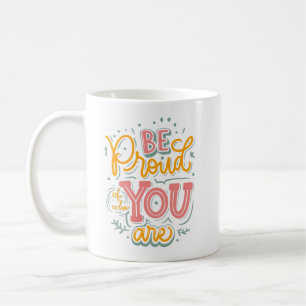 Mug Self Love Positivity Simple Colorful Vibrant Quoti