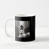 Mug Selfie de chat avec Bigfoot Cadeaux drôles de chat (Gauche)