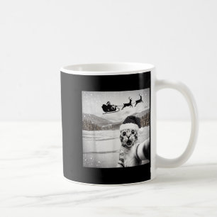 Mug Selfie de chat avec le Père Noël pour hommes femme