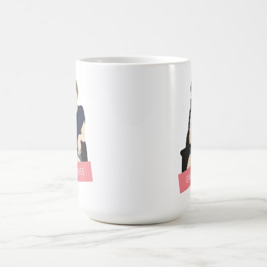 Mug Selfie Patron Fille (Centre)