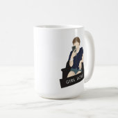 Mug Selfie Patron Fille (Devant droit)
