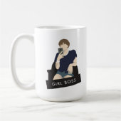 Mug Selfie Patron Fille (Gauche)
