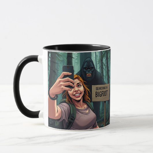 Mug Selfie Sasquatch Bigfoot (Gauche)