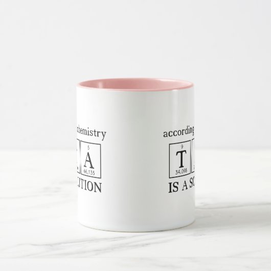 Mug Selon Chemistry Tea est une science de solution (Centre)