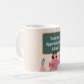 Mug Semaine d'appréciation de l'enseignant (Devant gauche)