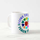 Mug Semaine d'appréciation de l'enseignant (Devant gauche)