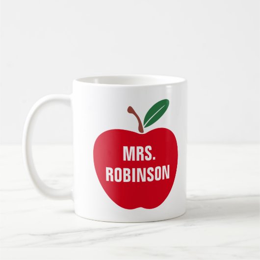Mug Semaine d'appréciation de professeur (Gauche)