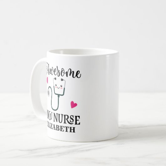 Mug Semaine d'appréciation d'infirmière de NICU (Devant gauche)
