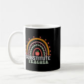 Mug Semaine de l'enseignant suppléant Femmes Retour à  (Gauche)