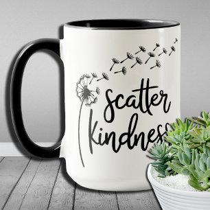 Mug Semer la gentillesse, Soyez gentil Dandelion Texte