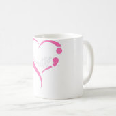 Mug Semicolon de la jeunesse Santé mentale et suicide  (Devant droit)