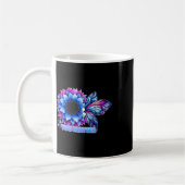 Mug Semicolon de la sensibilisation à la prévention du (Gauche)