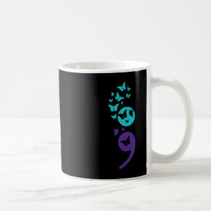 Mug Semicolon de papillon Sensibilisation au suicide S