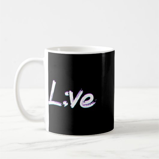 Mug Semicolon en direct Sensibilisation à la préventio (Gauche)