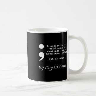 Mug Semicolon Sensibilisation à la prévention du suici