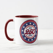 Mug Semiquincentenaire du 250e anniversaire de l'Améri (Gauche)