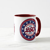 Mug Semiquincentenaire du 250e anniversaire de l'Améri (Devant droit)