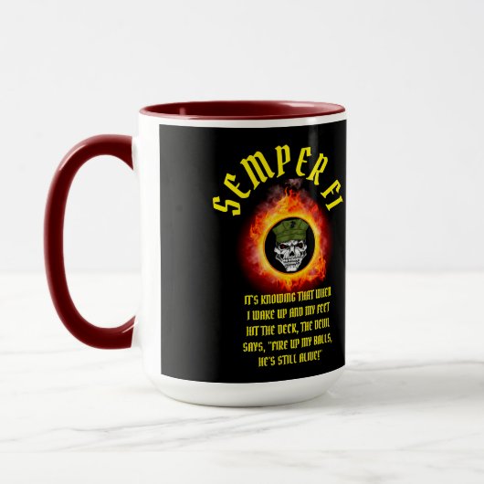 MUG SEMPER FI (Gauche)