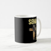 Mug Send Me Isaiah 6_8 Christian Here Am I Send Me (Devant droit)