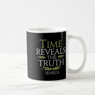 Mug Seneca Citation Le temps révèle la vérité philosop