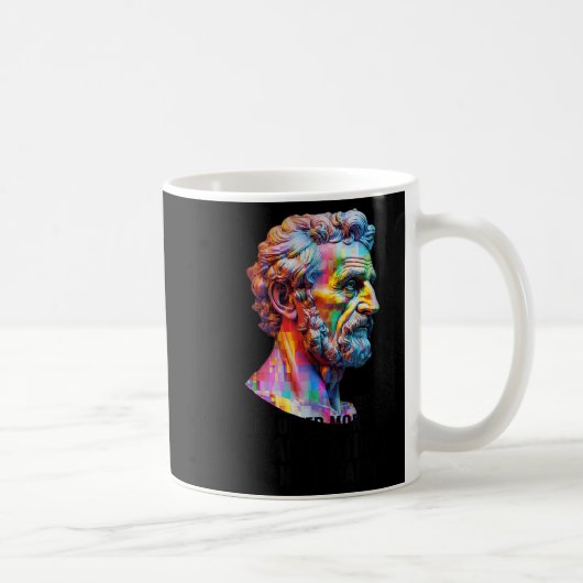 Mug Seneca Overthinking Citation Stoicism Modern stoïq (Droite)