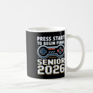 Mug Senior 2026 Mode Joueur Activé Appuyez sur Start N