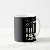 Mug Senior Class 2026 Cross Flag USA (Devant droit)