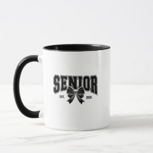 Mug Senior Est 2025 Graduation Student Vintage