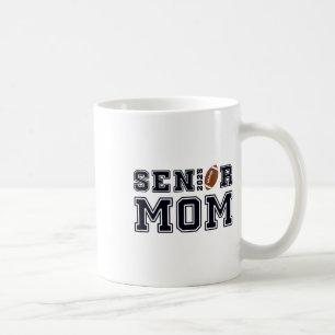 Mug Senior Footll Maman Cl Of 2025 Graduation Graduate