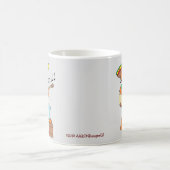 Mug Señor Gato™ chante le chat moustache mexicain avec (Centre)