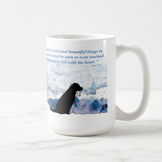 Mug Sens avec le coeur - Black Lab (Droite)