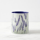 Mug Sens la lavande. Belles fleurs de lavande (Centre)