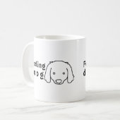 Mug sensation de chien ( bon ) pour l'amant du chien. (Devant gauche)