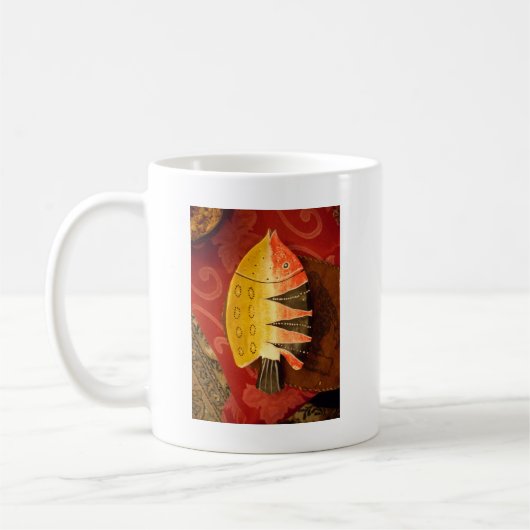 Mug Sensation striée Tigre Barbe Poisson Imprimer (Gauche)