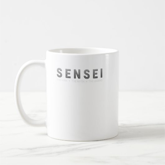 Mug Sensei - Mythe Légende Arts Martiaux Trainer Karat (Gauche)