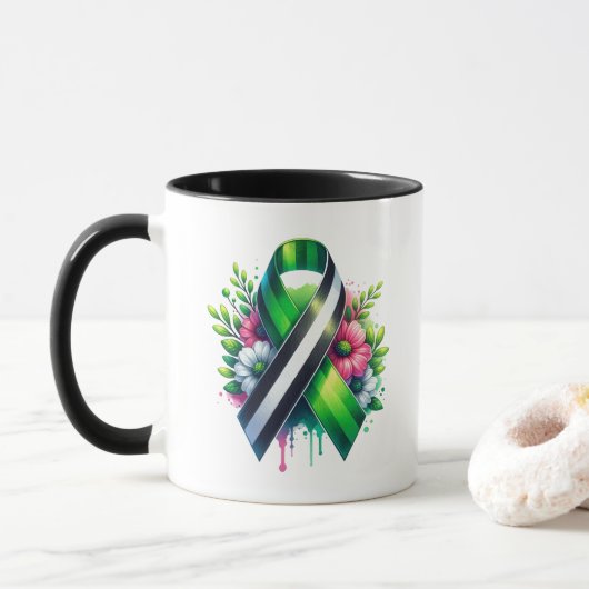 Mug Sensibilisation à la bipolarité | L'espoir est plu (Avec donut)