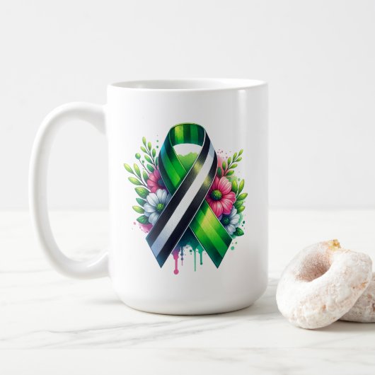 Mug Sensibilisation à la bipolarité | L'espoir est plu (Avec donut)