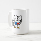 Mug Sensibilisation à la BPD| Enserrer une bordure| Ca (Devant gauche)